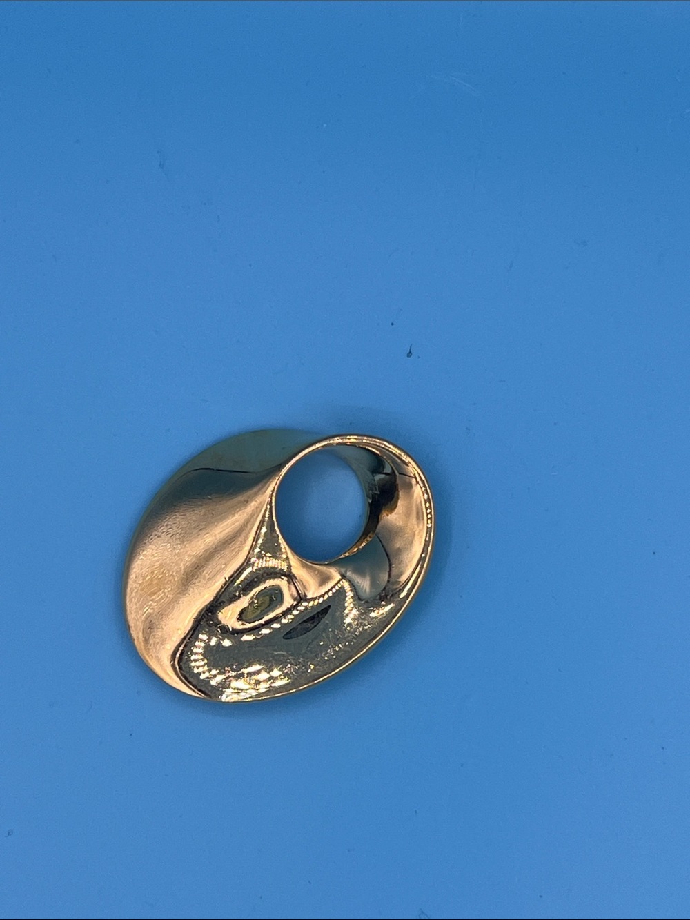 Vintage Monet Gold Organic Modern Brooch